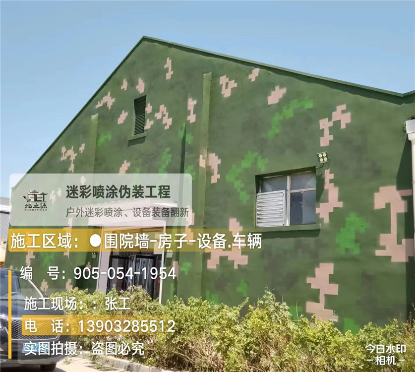 德州外墙数码迷彩漆施工报价清单（100㎡标准墙面测算）